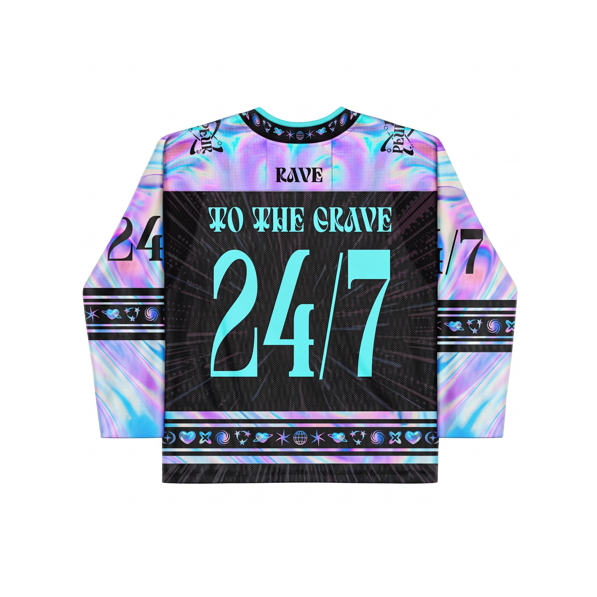 Rave to the Grave Hockey Jersey - LIMITED EDITION Tops – Freedom
