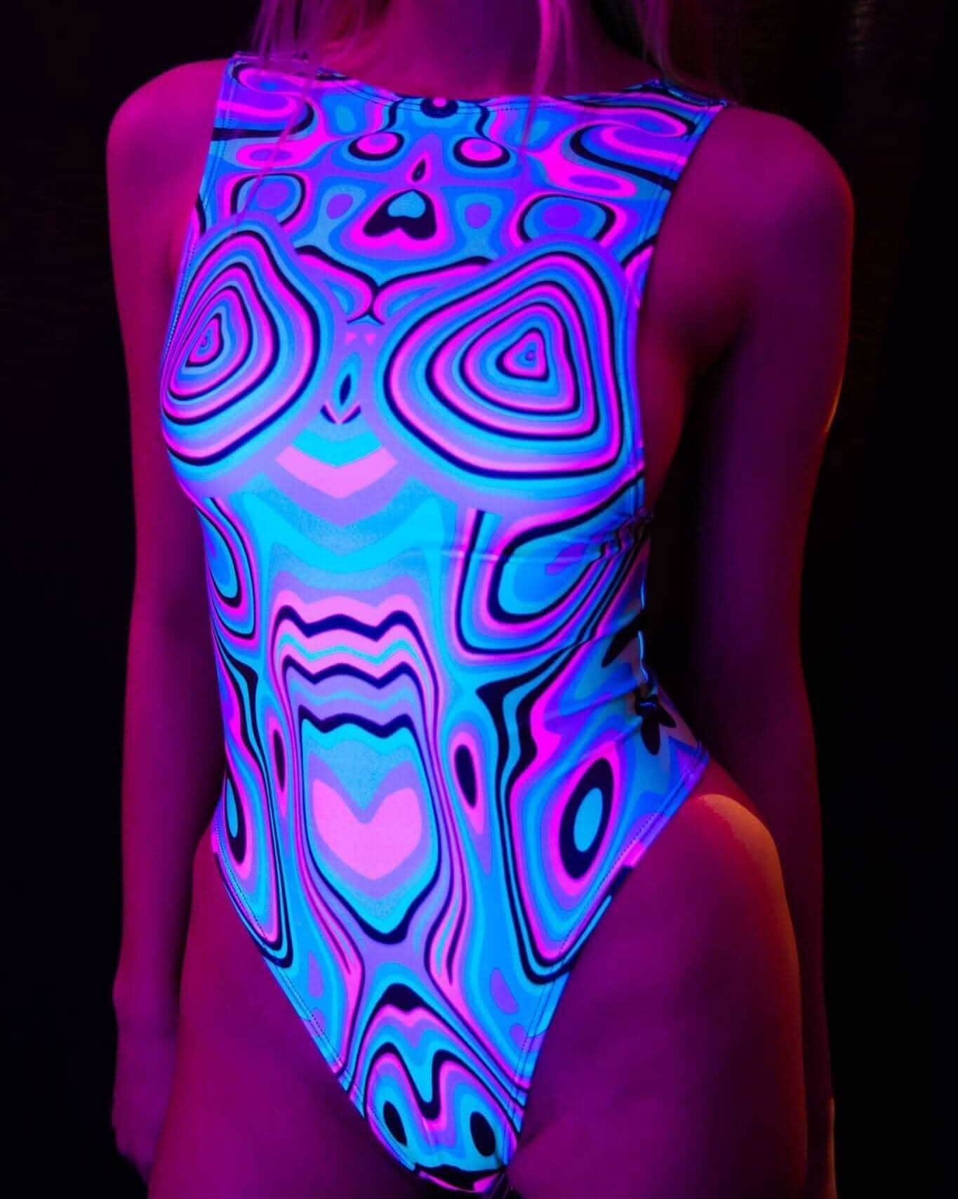 Sugar Rush Sideboob Bodysuit — Freedom Rave Wear