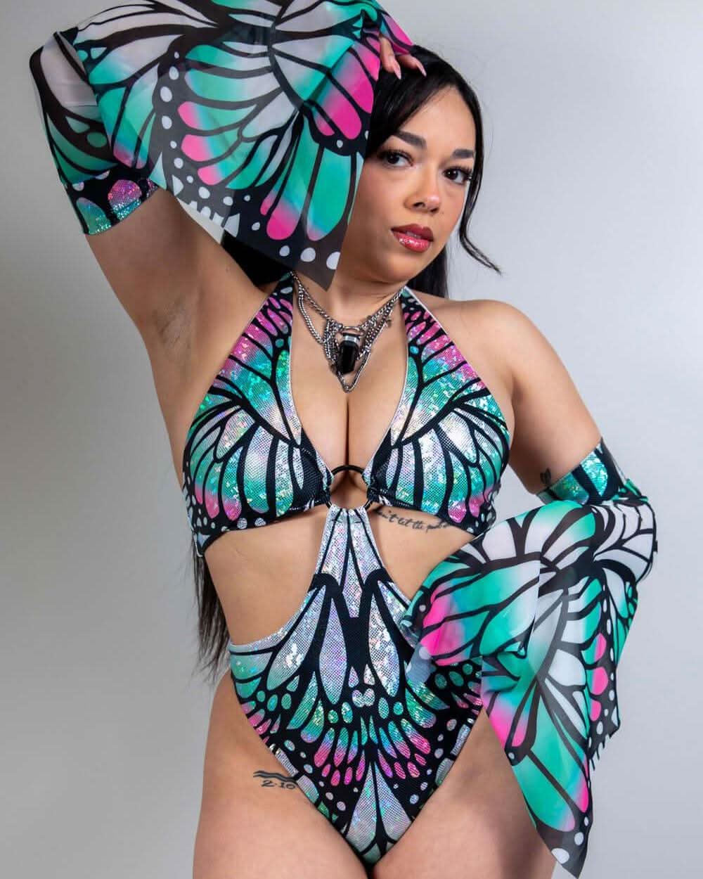 Flutter Metamorphosis Sleeves — Freedom Rave Wear