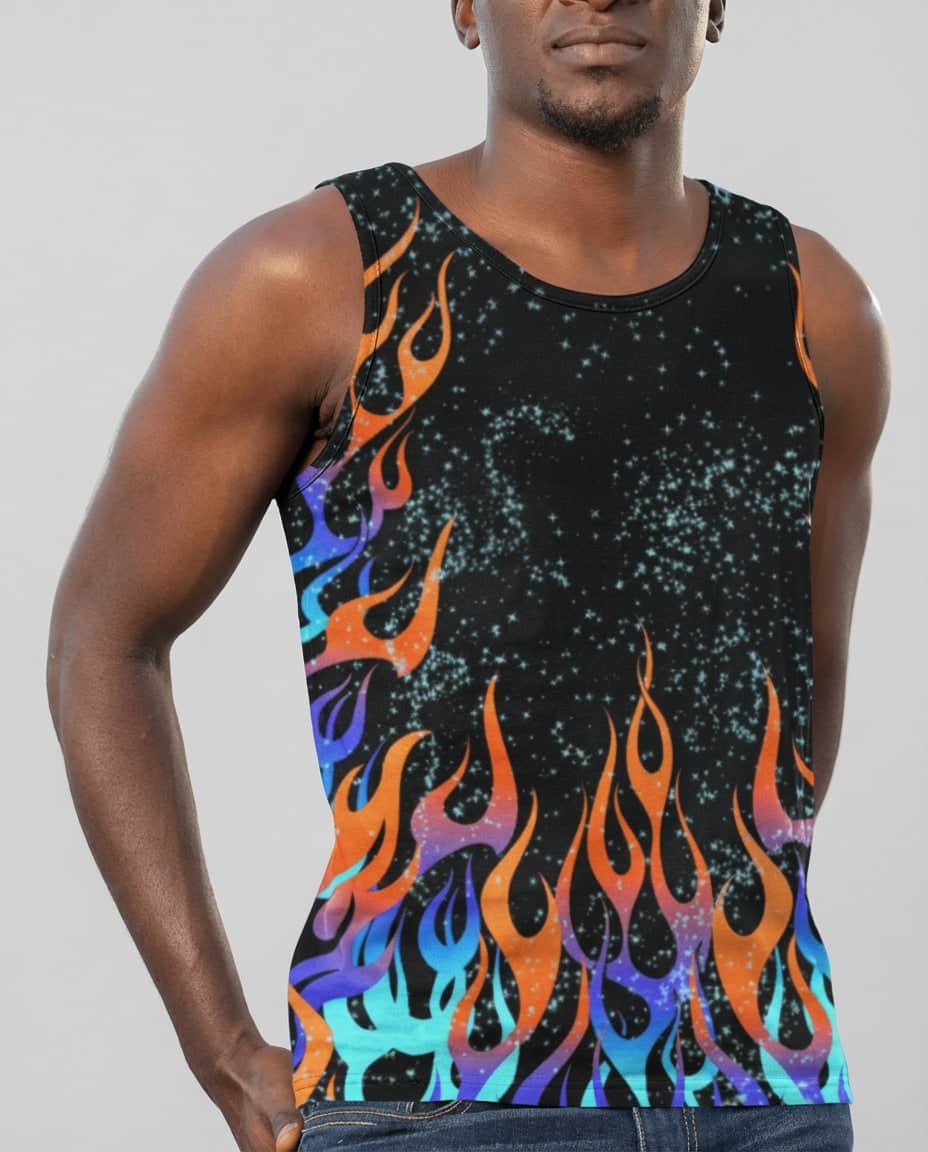 Blaze Men's Tank Top — Freedom Rave Wear