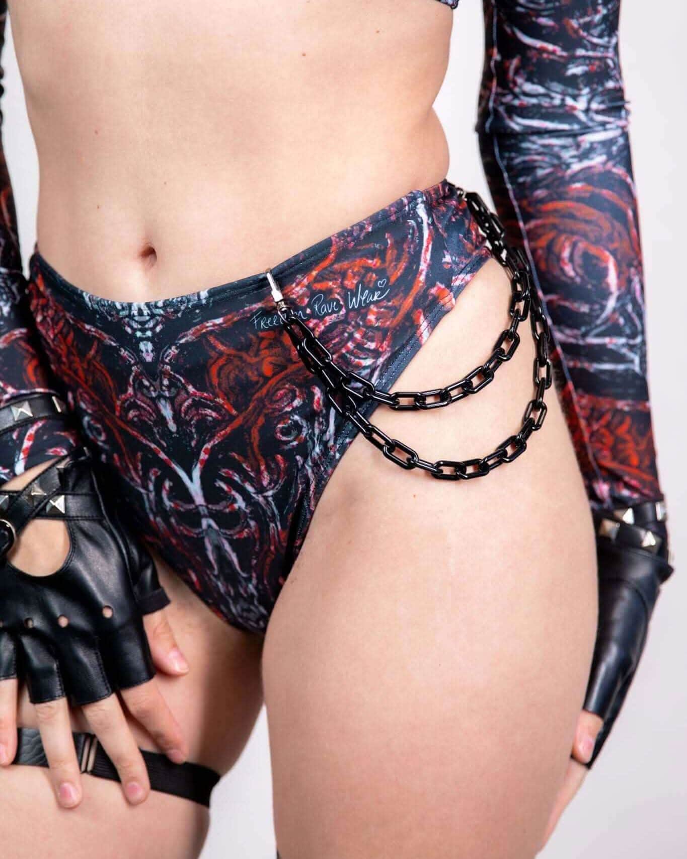 Charmer Chain - Black — Freedom Rave Wear