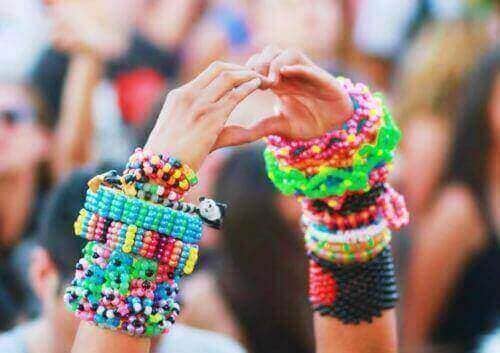 Rainbow kandi beadsentario