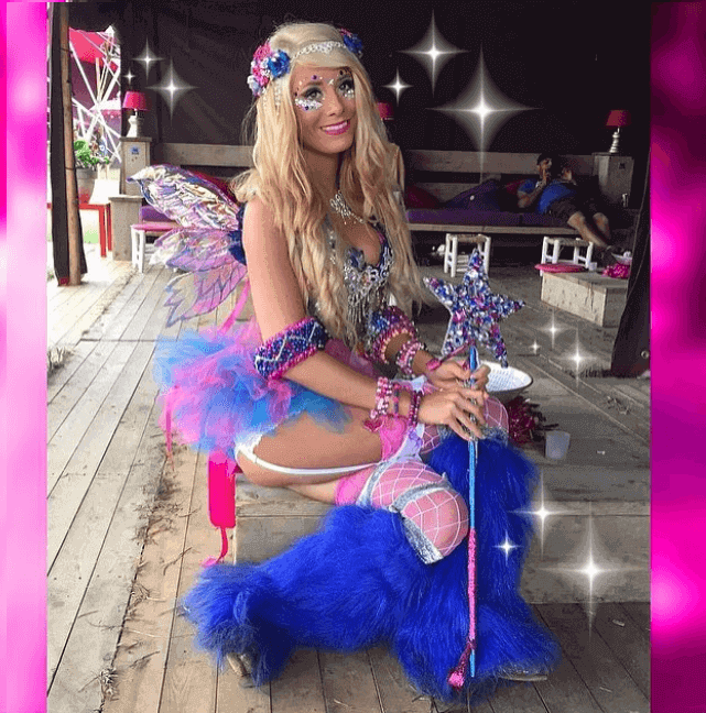 Rave girl fairy costume