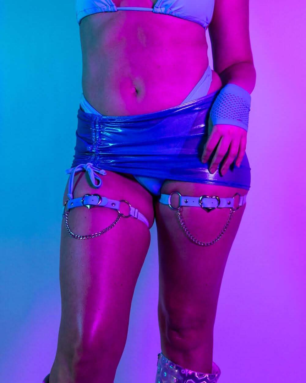 Siren Mesh Cinch Skirt — Freedom Rave Wear