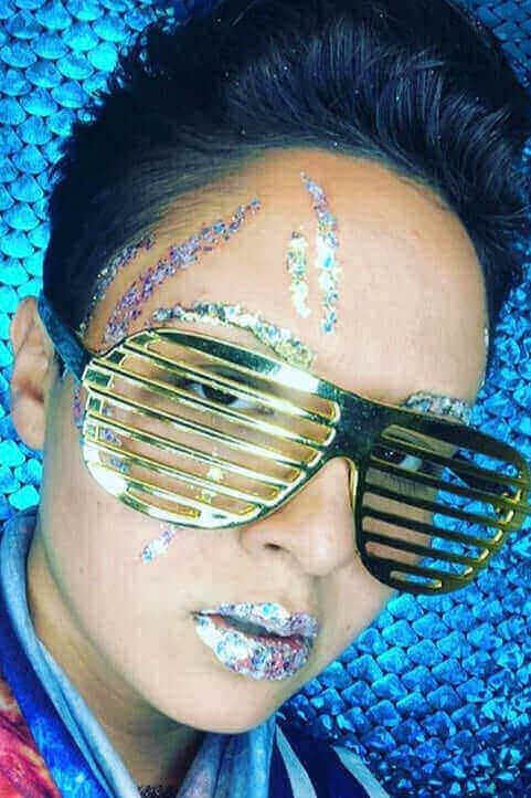 Glitter lips