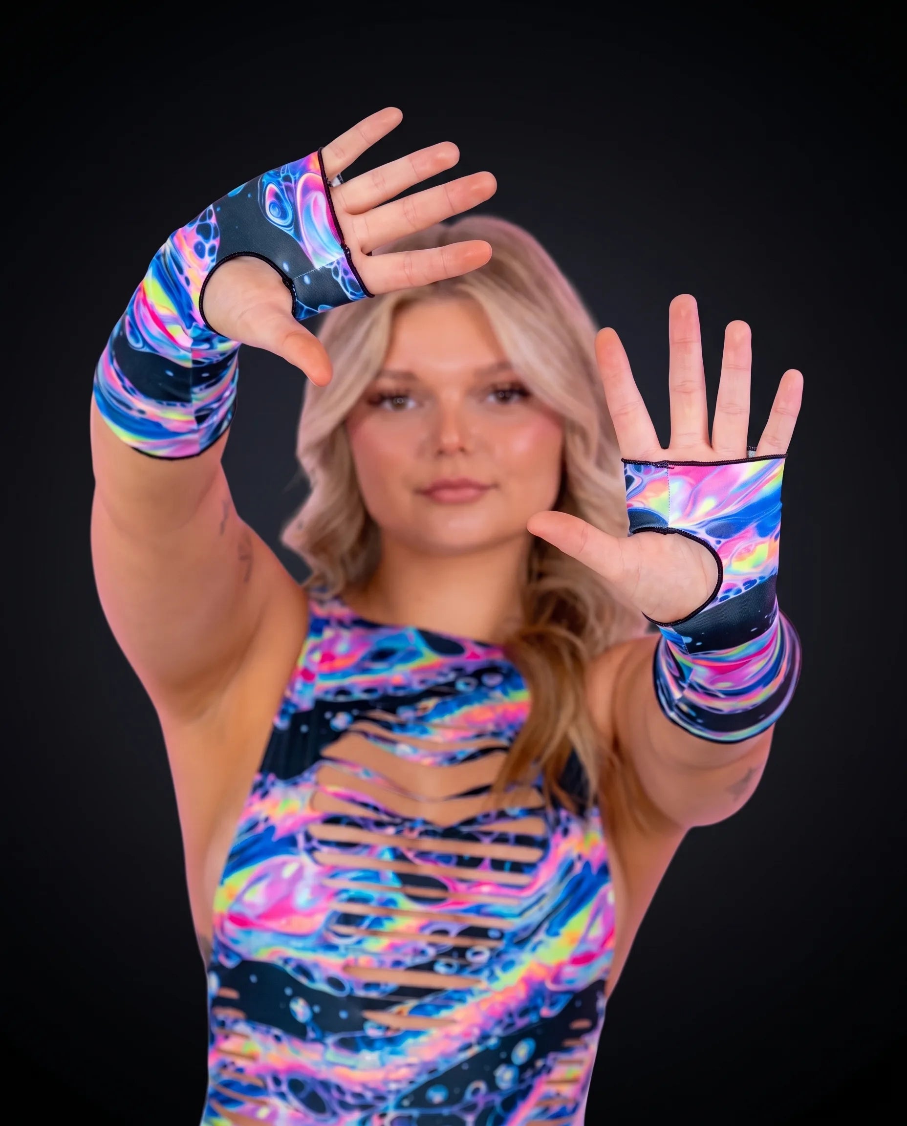 Acid Sky Gloves