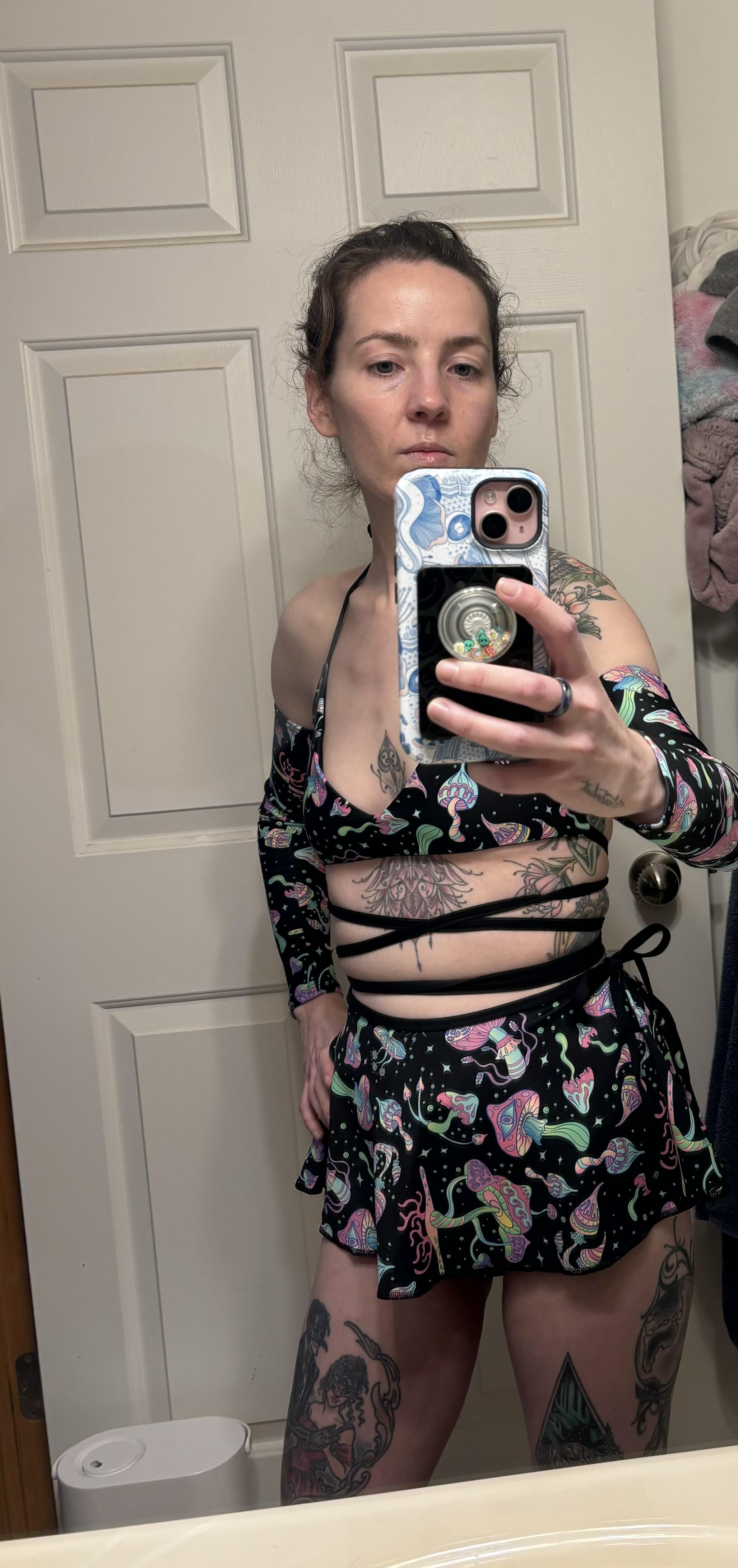 Hannah P.'s photo wearing the Mushies Extra Mile Bralette