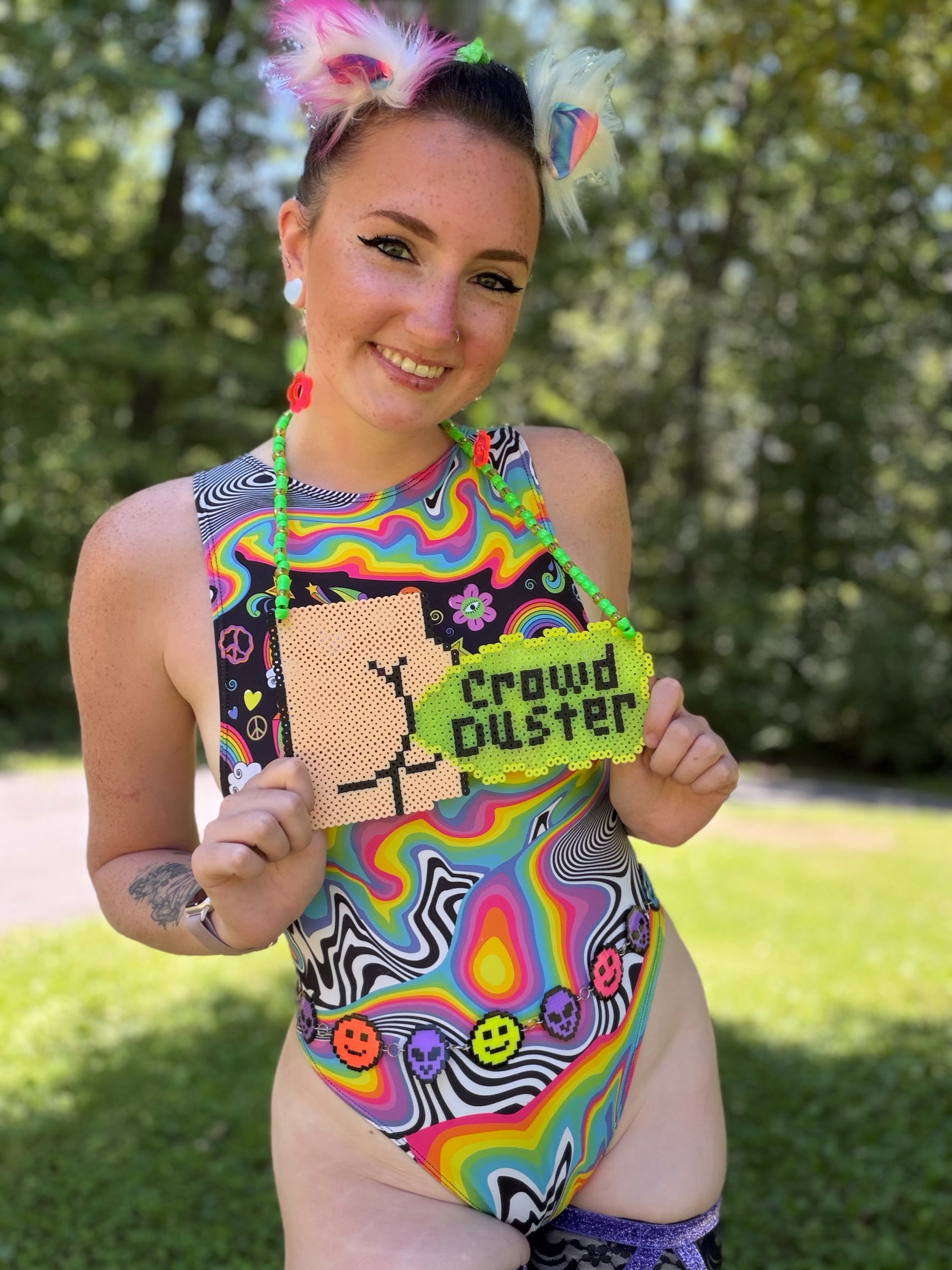 @rachelsravinkandi wearing Freedom Rave Wear