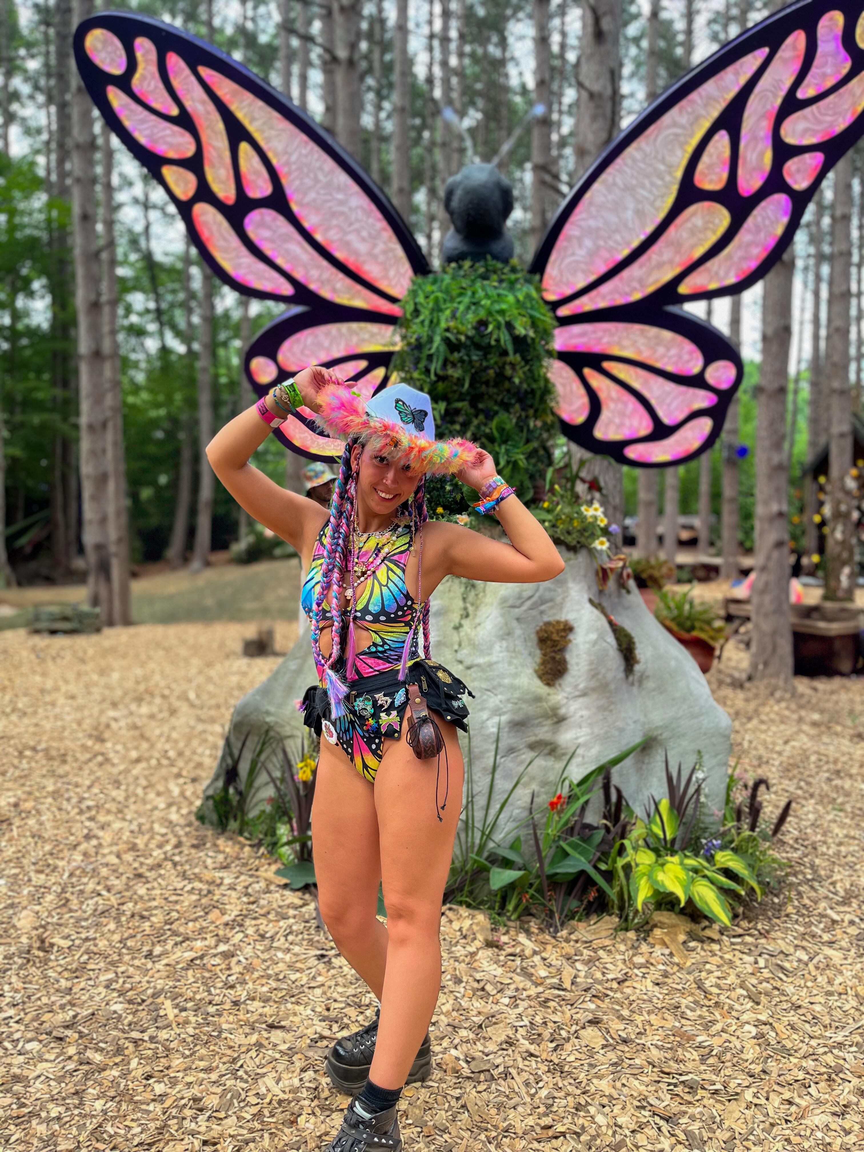 @shmemily.k wearing Freedom Rave Wear