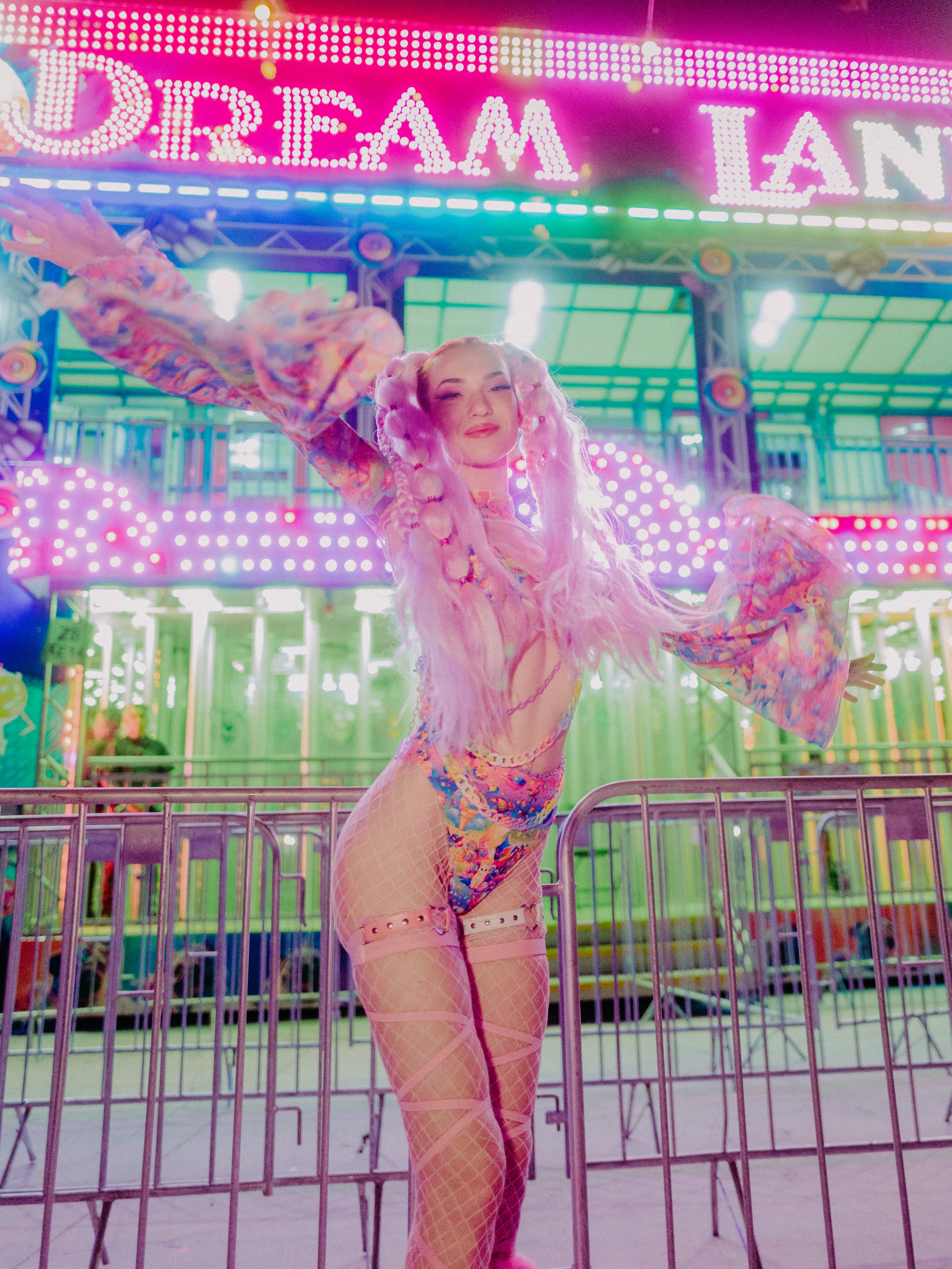 @alice.in.raveland wearing Freedom Rave Wear
